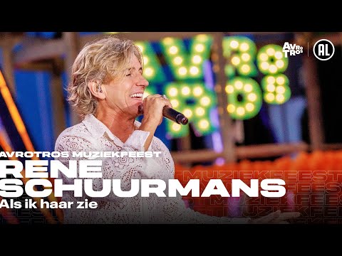 René Schuurmans - Als ik haar zie (LIVE) • Muziekfeest op het Plein 2024