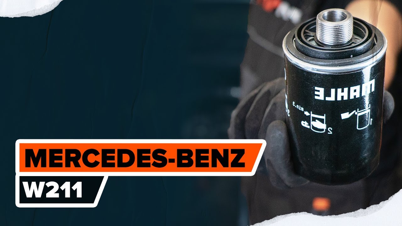 Cómo cambiar: filtro de combustible - Mercedes W211 | Guía de sustitución