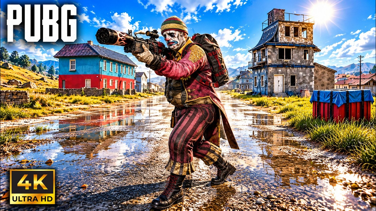 PUBG PC: USE la SKIN MAS RARA "PAYASO" de DBD con M249 😎 Los GRAFICOS al MÁXIMO se ven INCREIBLES