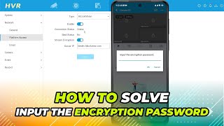 Hilook Input Verification Code | Hilook Input The Encryption Password