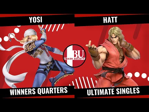 BU Smash Society S10 W1 - Yosi (Sheik) vs Hatt (Ken) [Winners Quarters]