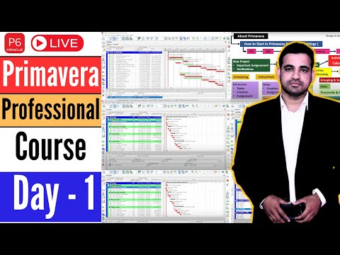 Primavera P6 Oil Gas Project Tutorial Full Planning Engineer Project