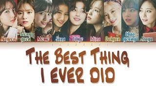 TWICE트와이스-TheBestThingIEverDid올해제일잘한일LYRICSColorCodedEng/Rom/Han/가사