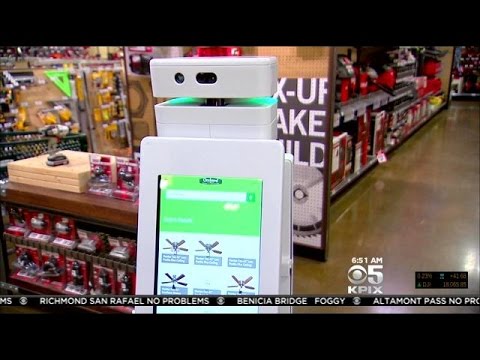 Exército de robôs agora ajuda clientes na Orchard Supply Hardware em San Jose