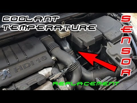 How To Replace Coolant Temperature Sensor On Peugeot 307