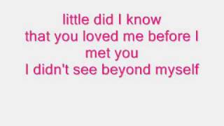 ZoeGirl - Little did I know (With Lyrics)