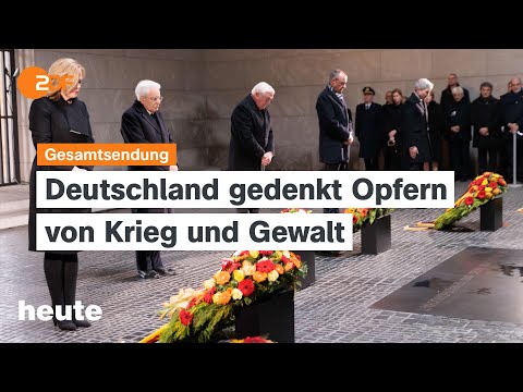 heute 19:00 Uhr vom 16.11.2025 Rentenpaket, Volkstrauertag, Asylrecht in Großbritannien