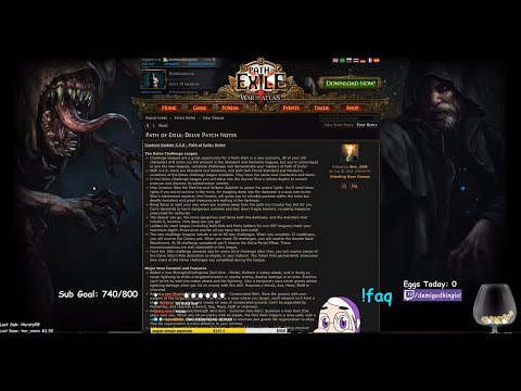 [PATH OF EXILE 3.4 DELVE] PATCH NOTES FULL LIVE REVIEW: ZANA OP | Demi ' Splains Video