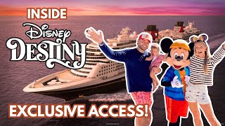 Inside the BRAND NEW Disney Destiny! Inaugural Cruise, Suites Tour & Hercules Backstage Access!