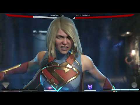 INJUSTİCE 2 | SUPERGIRL VS ATROCITUS  (LVL 30 VS LVL 30)