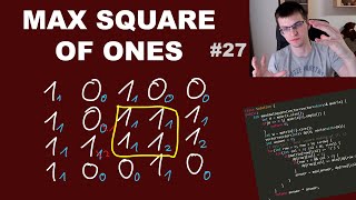 Maximal Square of Ones (LeetCode Day 27)