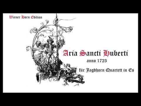 TR1   Aria Sancti Huberti -  für Jagdhorn Quartett in Es -  JH4