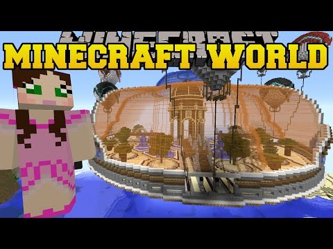 Minecraft: STRUCTURES WORLD (BATTLESHIPS, FLOATING HOUSES, & DUNGEONS!) Mod Showcase