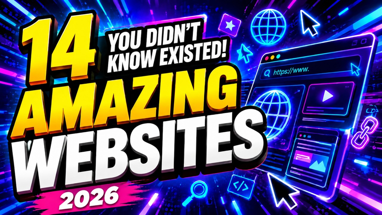 14 Amazing Websites You Didn't Know Existed! (August 2026)