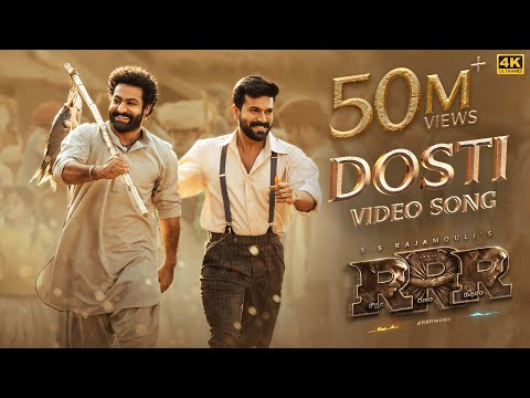 Dosti Full Video Song (Telugu) | RRR | NTR, Ram Charan | MM Keeravaani | SS Rajamouli|Kaala Bhairava