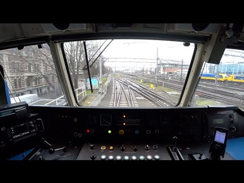 Train Driver's POV sgm Amsterdam - Haarlem - Alkmaar 2017