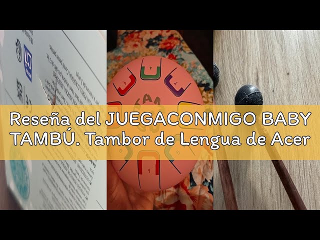Vídeo relacionado con Baby TAMBÚ. Tambor de Lengua de Acero. 6 Pulgadas (15 cm). Tambor Metálico de Lengüetas 8 Notas. Handpan Drum, Instrumento de percusión metálico (Azul - Sky Kite)