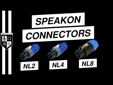 NL2 vs NL4 vs NL8 [Neutrik SpeakON Speaker Cable Connectors]