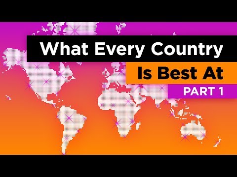 What Every Country in the World is Best At (Part 1)