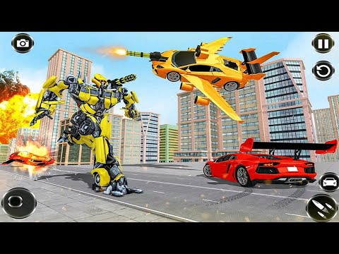 Flying Car Robot Transform: Super Robot Transformation - Android Gameplay