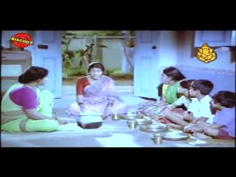 Thayiya Madilalli Kannada Movie Dialogue Scene Arathi Balkrishna Udaya Kumar Leelavathi
