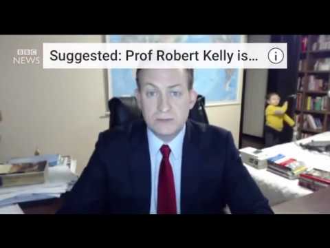 Funny 😄 Children interrupt BBC news interview