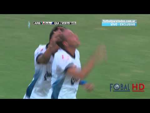 Gol de Hipperdinger. Arsenal 0 - Quilmes 1 | Torneo Final 2014 - Fecha 6