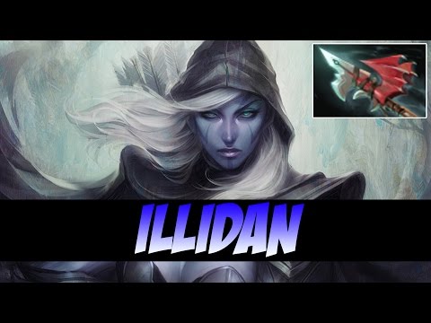 Illidan 8200MMR Plays Drow Ranger WITH HURRICANE PIKE - Dota 2