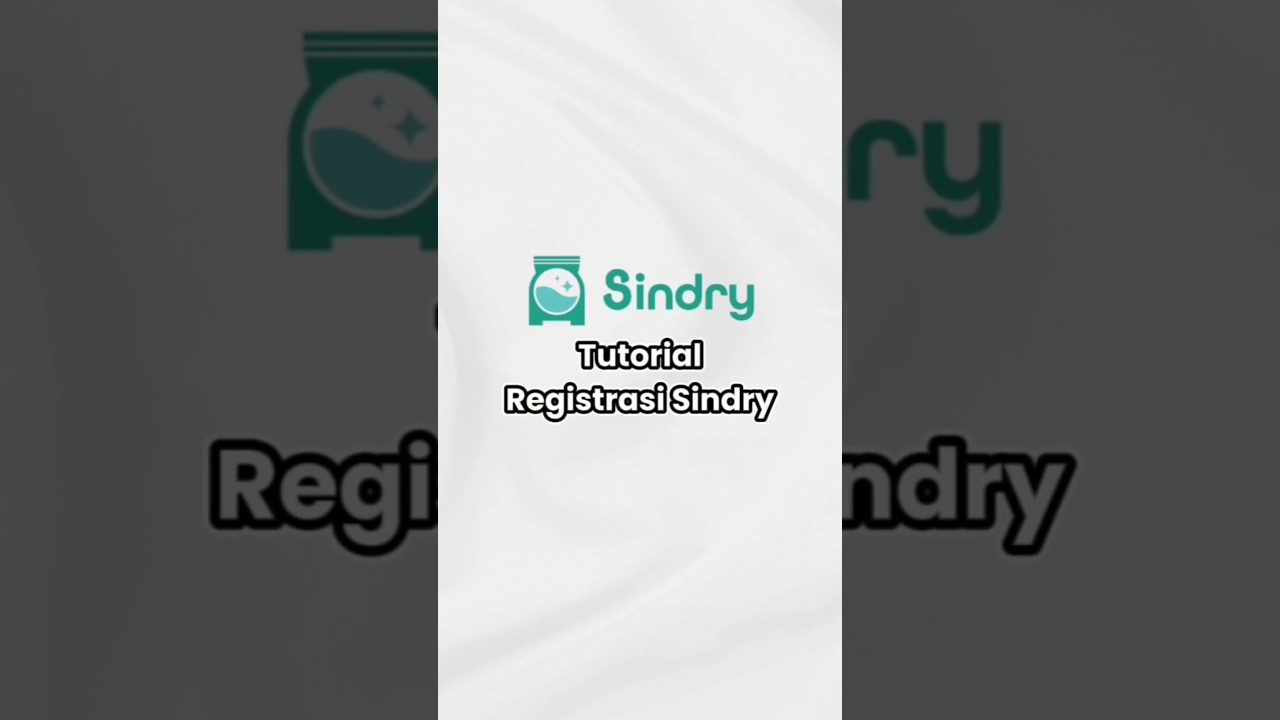 Cara Registrasi di Aplikasi Laundry Sindry