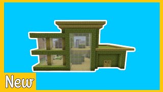 Minecraft: How To Build A Bamboo Survival House Tutorial (#199)