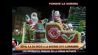 ALUMBRADO NAVIDEÑO PARQUE LA AURORA EN PASTO