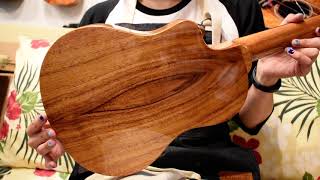 Tenor ukulele s futrálem BIG ISLAND KTE-TRC Koa s snímačem