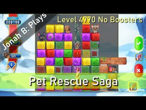 Pet Rescue Saga Level 4770 No Boosters