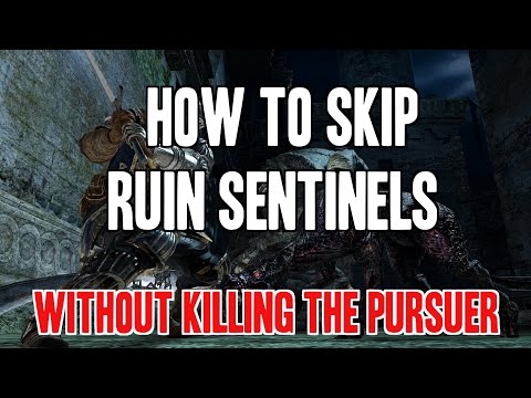 Dark Souls 2: How to skip the Ruin Sentinels (without killing the Pursuer)