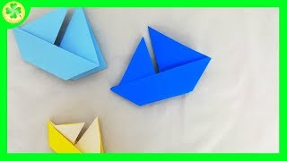 Jak zrobić żaglowy statek origami / How to make a paper Sail Ship