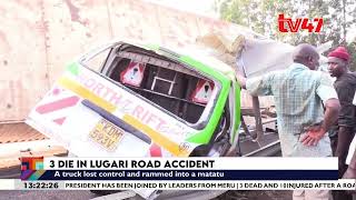 3 dead and 10 injured after a road accident in Chimoi Bridge in Lugari