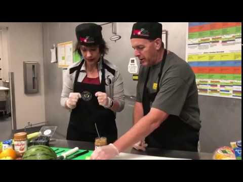 School District Five "Ants on a Log" Recipe with Dr. Melton and Mr. Bedenbaugh!