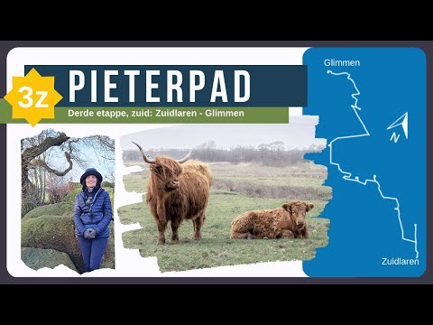 Pieterpad - Etappe 3 South - Zuidlaren to Glimmen (EN/NL/DE/FR subs)