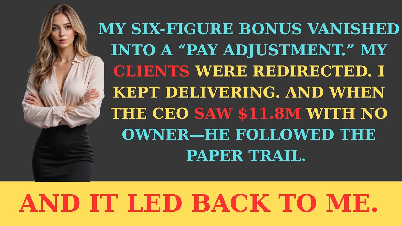 The BOSS Cut My Bonus And Called It SALARY Adjustment… Until The CEO Saw I Delivered $11.8M
