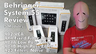 Video thumbnail for Penishead plays Behringer System 55 Eurorack 902, 904A, 904B, 914, 923 Modules by Penishead