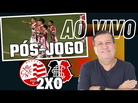 NÁUTICO 2X0 SANTA CRUZ - PÓS-JOGO AO VIVO