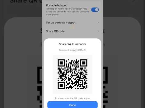 QR Code se Wifi kaise Connect kare || hotspot scanner kaise nikle #shorts
