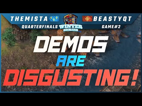 TheMista vs Beastyqt - $3,000 Winter Series - Ro8 (Game 2) - Age of Empires 4