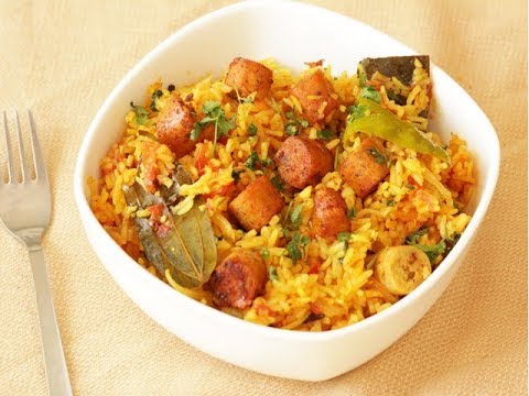 Goan Chicken Sausage Pulao/ Goan recipes