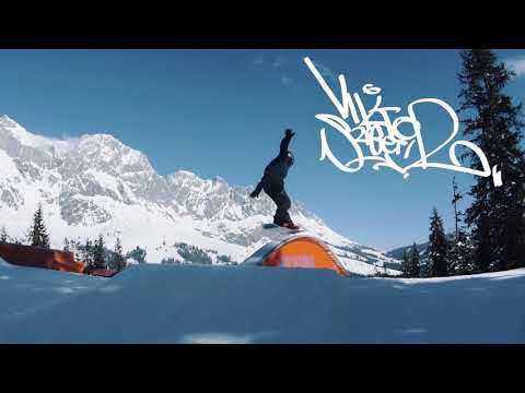 BLUE TOMATO Team Snowboarders ripping the Kings Park at Hochkönig 2018