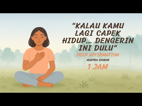 Afirmasi Syukur 🌻 Mantra untuk selalu Bersyukur dan Terus Merasa Cukup | Mantra Sihir | 1 JAM