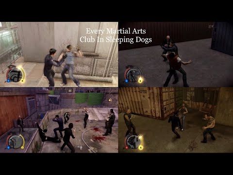 Every Martial Arts Club in Sleeping Dogs