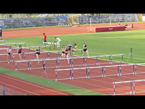 100 m prepone (h=0,762) - Mlađe juniorke - Finale