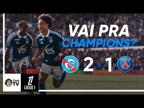 Gols e lances de Strasbourg x PSG