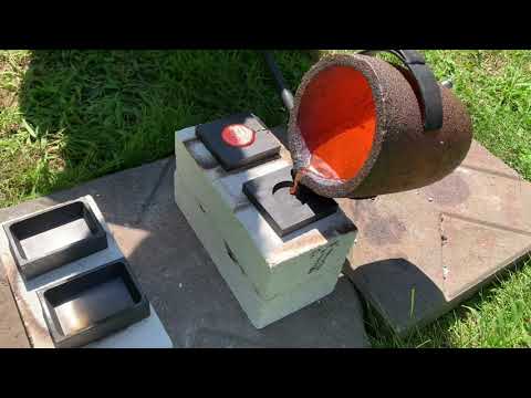 Copper Coin Casting Attempt 1!